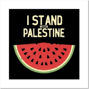 I stand with palestine Posters and Art